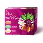 Vivel VedVidya Luxury Pack of 3 Skincare Soaps for Soft, Even-toned, Clear, Radiant and Glowing Skin, Suitable for all Skin types, 100g Pack of 3