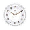 Ajanta Quartz Plastic Radium Wall Clock Night Glow (11 inch, White)