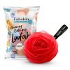 FABSKIN Rose Loofah for Bathing | Bath Shower Loofah Sponge Scrubber Exfoliator for Women and Men | Bathing Sponge | Body Wash Scrub for Bathing | Bath Scrubber For Body (Red)