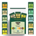 VAHDAM, Green Tea Bag Sampler | Tea Variety Pack- 10 Teas Bags | Gluten Free, Pure Ingredients | Pure Assorted Green Tea Gift Sets, Assortment Of 10 Green Tea Flavors