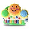 ToyMagic Electronic Drum Smiley Face Keyboard Piano|2 in 1 Musical Toy with Animal Sounds & Flash Light |AA Battery Operated|Learning & Educational Toy For Kids 1+|Birthday & Return Gift|Made In India