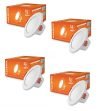 Halonix Kornet 5.5-Watt Junction Box Warm White Led Downlighter| Cut Out- 3 inch | Surge Protection – Upto 4 KV (Pack of 4, Yellow)
