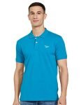 Numero Uno Men’s Solid Regular Fit T-Shirt (KMFNHP53-TEAL-S_Teal S)