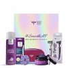 Bombay Shaving Company Valentine’s Day Magic | Smooth Sista Pampering Gift Kit for women | Face and eyebrow razor (Pack of 4), Aftershave Soothing Gel, Ultra sensitive shaving foam, DFH Body Razor, Travel Kit Bag | Valentine Day Gift For Girlfriend, Wife