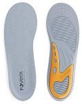 FOVERA Gel Insoles Pair for Walking, Running, Sports, Formal & Safety Shoes-All Day Comfort Shoe Inserts with Dual Gel Technology-Made In India -Full Sole for Every Shoe (Male (Large),Pack of 1 Pair)