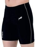 JUST RIDER Swimwear Swimming Shorts Trunk for Men & Women (XL, Black)