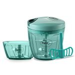 Pigeon Combo Pack of Chopper XL, Mini & DOYO DT Vegetable & Fruit Chopper (XL, Mini Choppers) – Plastic, Green, Transparent