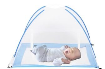 Babyshower Mosquito Net For Baby_Blue-New Born To 6 Months |Polyester