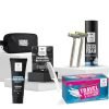 Bombay Shaving Company 7in1 Shaving Kit for Men | Valentine’s Day Gift for Men | Grooming Kit for Men | Charcoal Shaving Foam, Charcoal Soap, Razor for Men, Charcoal Face Wash, Hair Comb with Travel Pouch | Gift Kit for Men