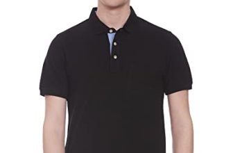 Amazon Brand – Inkast Men’S Regular Polo Shirt (Az-Po-01-S21-A_Black S)