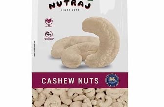 Nutraj Whole Cashew Nuts W320 | Nutritious, Delicious & Crunchy Kaju | Rich In Magnesium, Copper & Phosphorus (1Kg)