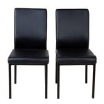 Woodness Ottawa Dinning Chair (Glossy, Black)