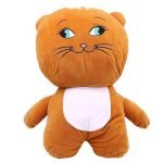 EITHEO Adorable Cute Kids Stuffed Animal Toys Kitty Cat Plush Toy Lightweight for Gift Birthday Soft Toys for Girl | Cartoon Character Soft Toys Plush Attractive Teddy Bear Washable Brown