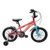 Firefox Bikes Flytron 16T Kids Light Weight Frame Cycle with Anti-Skid Pedal, BMX Handlebar, Non Toxic Paint, Power Brake, Seat Height Adjustment (Frame Size: 8.5 inch, 5-7 Years) Red