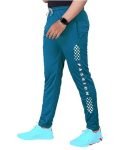 LookMark Men’s Slim Fit Solid Lycra Blend Full Elastic Sport Wear Running Gym Stretchable Jogger Track Pant in Rama Color(Track 05 RAMA-L)