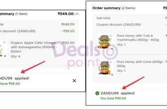 ▶️Deal : Zandu Apple Cider Vinegar with Ashwagandha (500ml) @162Add 4 Quantity & Apply Code : ZANDU99Link : Final Price Rs.549 [Each at Rs.137]▶️Zandu Honey with Clove (650g) + Honey with Tulsi & Yashtimadhu (650g) @551Add Any 2 :  | Apply Code : ZANDU99