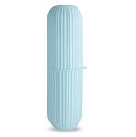 Raxon Innovation Travel Toothbrush Toothpaste Case Holder Portable Plastic Toothbrush Holder (Blue-1Nos)