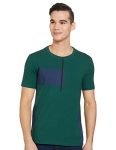 Amazon Brand – Arthur Harvey Men’s Regular Fit Polo (AH T-Shirts 10_Post Green, Shape 3XL)