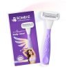 Bombae Rollplay Glow Body Razor for Women | Hair Removal for Women | For Hands, Legs, Bikini and Underarms