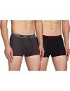 Dixcy Scott Men’S Regulart Fit Plain Trunk (K1-Pr45281_Black/Dark Grey_S)