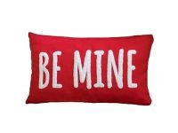The Purple Tree Be Mine Pillow for Valentine’s Day Gift (Pack of 1, 12x20Inch) Embroidered Cushion, Best Gift for Boyfriend, Girlfriend, Valentine Day Gift, Best Gift for Couple