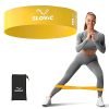 Resistance Loop Bands by Slovic 100% Natural Latex Exercise Bands with 1 Year Warranty Mini Resistance Loop Band for Full Body Exercises – Yellow