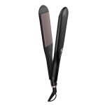Syska Hs100 Salonfinish Hair Straightener For Women With Ceramic Coating Aluminium Plate, Ptc Technology, 360Degree Swivel Cord With 1.8M Length (Black)