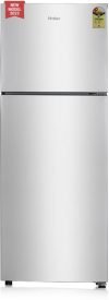Haier 240 L Frost Free Double Door 2 Star Refrigerator(Moon Silver, Hef-252Egs-P)