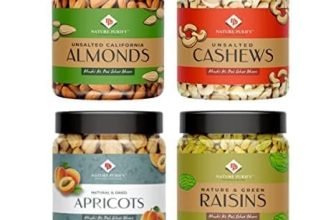 Nature Purify Premium Nutty Mix Pack Of Dry Fruit Combo 800G 200G Almond + 200G Cashew + 200G Apricot + 200G Raisins