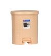 Cello Classic Plastic Pedal Bin, 12 Litres, Beige