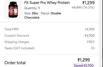 Deal Deal : Whey Protein , 907g (Double Chocolate) + Free Protein Bar (Pack of 2) @1299.Apply Coupon : EKCRAKK