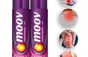 Moov Fast Pain Relief Spray – 50G (Pack Of 2) | Suitable For Back Pain, Muscle Pain, Joint Pain, Knee Pain | 100% Ayurvedic Formula | Suitable For Sports & Gym Related Injuries