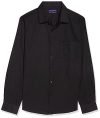 Diverse Men’s Striped Slim fit Formal Shirt (DVF01F1L01-133_Black 40)