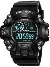 SELLORIA Digital Watch Shockproof Multi-Functional Automatic Black Color Strap Waterproof Digital Sports Watch for Mens Kids Watch for Boys, Men Pack of 1, Water Resistance