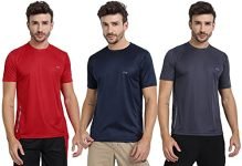 FTX Men’s Solid Regular Fit T-Shirt 4 6-723_8_L_Multicolour