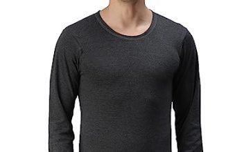 Macroman M-Series Men’S Solid Regular Fit Shirt (M1005_Black Melange Xl)