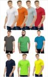 Clothinkhub Solid Men Round Neck Multicolor T-Shirt