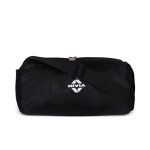 NIVIA Basic Duffle Polyester Bag/Gym Bags/Adjustable Shoulder Bag for Men/Duffle Gym Bags for Men/Fitness Bag/Carry Bags/Sports & Travel Bag/Sports Kit/Duffle Bags Travel (Black)