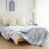 Cortina Faux Rabbit Fur Throw Blanket – Thick And Warm Throw Blanket For Couch, Soft Cozy Fluffy Decorative Blankets For Bed, Couch, Sofa, Heavy Furry Luxury Blanket For Winter, Double, Grey