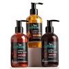 mCaffeine Coffee Body Washes For Tan Removal & Deep Cleansing | Assorted Value Pack Combo | Contains 3 Shower Gels in Energizing Aroma of Berry, Almond & Cocoa | Pack of 3 | 600ml