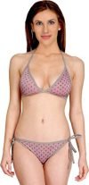 Fashion Comfortz Fc-Fancy Western Bikini Set Innerwear & Swimwear with Cotton Lining Bra Panty Set for Women