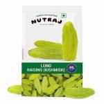Nutraj Long Raisin 500G | Seedless Kishmish Dry Fruits
