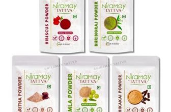 Niramay Tattva Amla, Reetha, Shikakai, Bhringraj And Hibiscus Powder For Hair (Pack Of 5, 50G Each, Total 250G Pack)