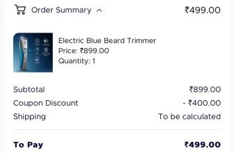 GRAB : Electric Beard Trimmer @ Rs.499Use Code: TRIM499Link: PC : Other Sites @ 799.