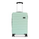 AEROPOSTALE Stout Unisex Hard Luggage for Travel – Mint Green, 58CM Cabin TSA Lock