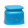 Cello Marbella Square Plastic Stool, Blue