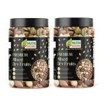 Nutri Desire Combo Pack Of Healthy Mix Dry Fruits| 500 Grams Each| Total Weight 1 Kg [Jar Pack], Fresh