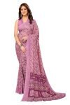 Yashika Women’s Trendy Georgette Color Saree with Blouse Material(BABLI Purple) P