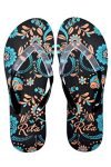 RITA WOMEN’S BLOSSOM FLIP FLOP COLLECTION – BROWN
