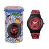 Marvel Comics Wrist Watch For Kids Multicolor Round Analogue Wrist Watch Birthday Gift For Boys & Girls – Age 3 To 12 Years (Avengers Red)